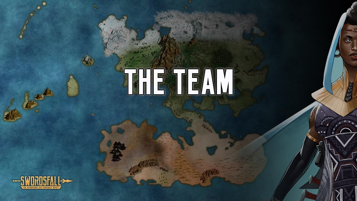 The Swordsfall team at work