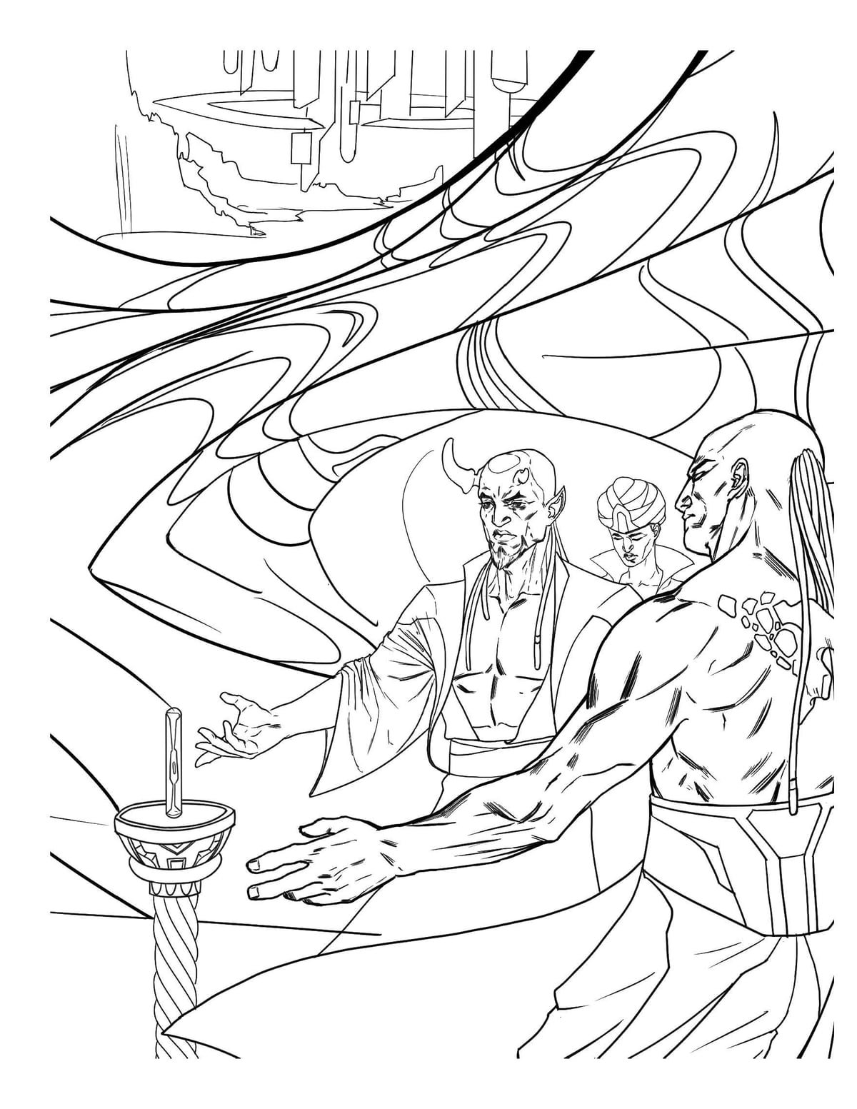 Melanin & Mechs — interior spread 4